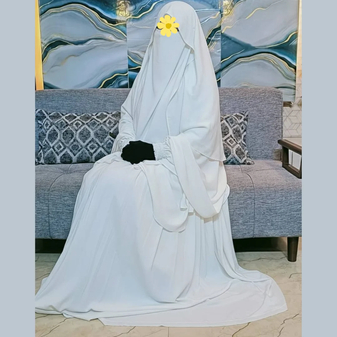 Cherry Fabrics Hoodie Hijab, Nose Niqab & Burkha Set Muttaki102